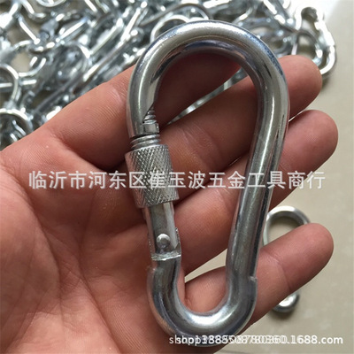 現貨供應各種規格保險鈎扣鐵挂鈎 彈簧扣 登山扣 量大從優