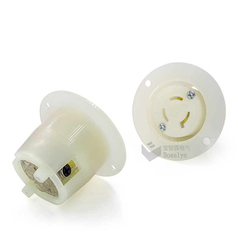 NEMA系列美式装配式工业插座 可带防水防尘盖工业插座15A 250V