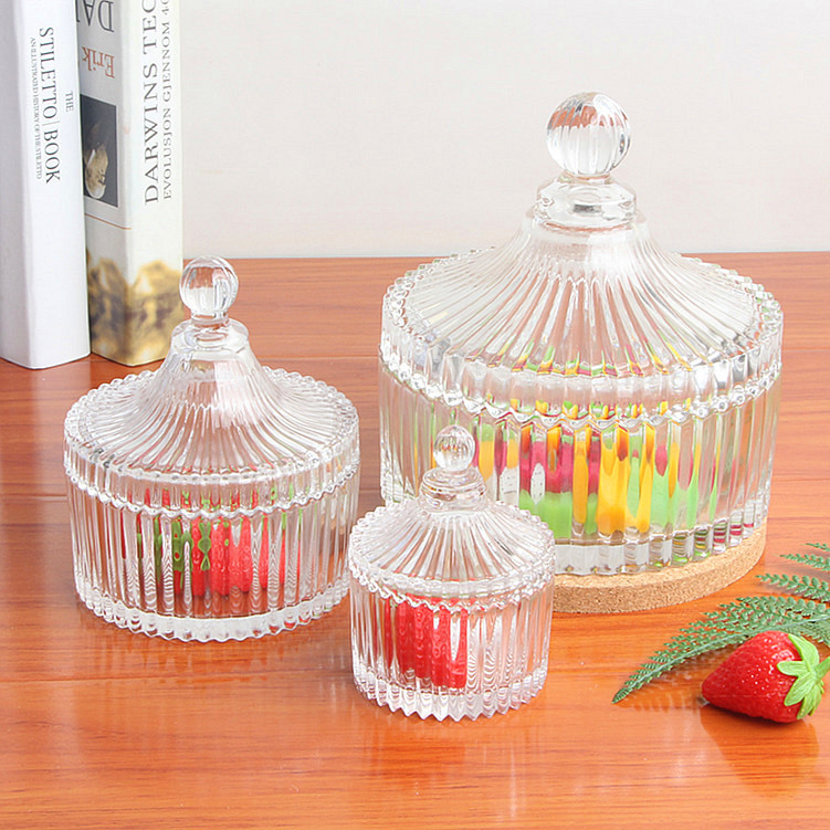 Mongolian Candy Can European Crystal Glass Candy Cup Jewelry Storage…