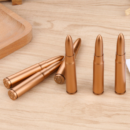 Creative retro bullet ballpoint pen simulation bullet weapon ballpoint pen blue ballpoint pen