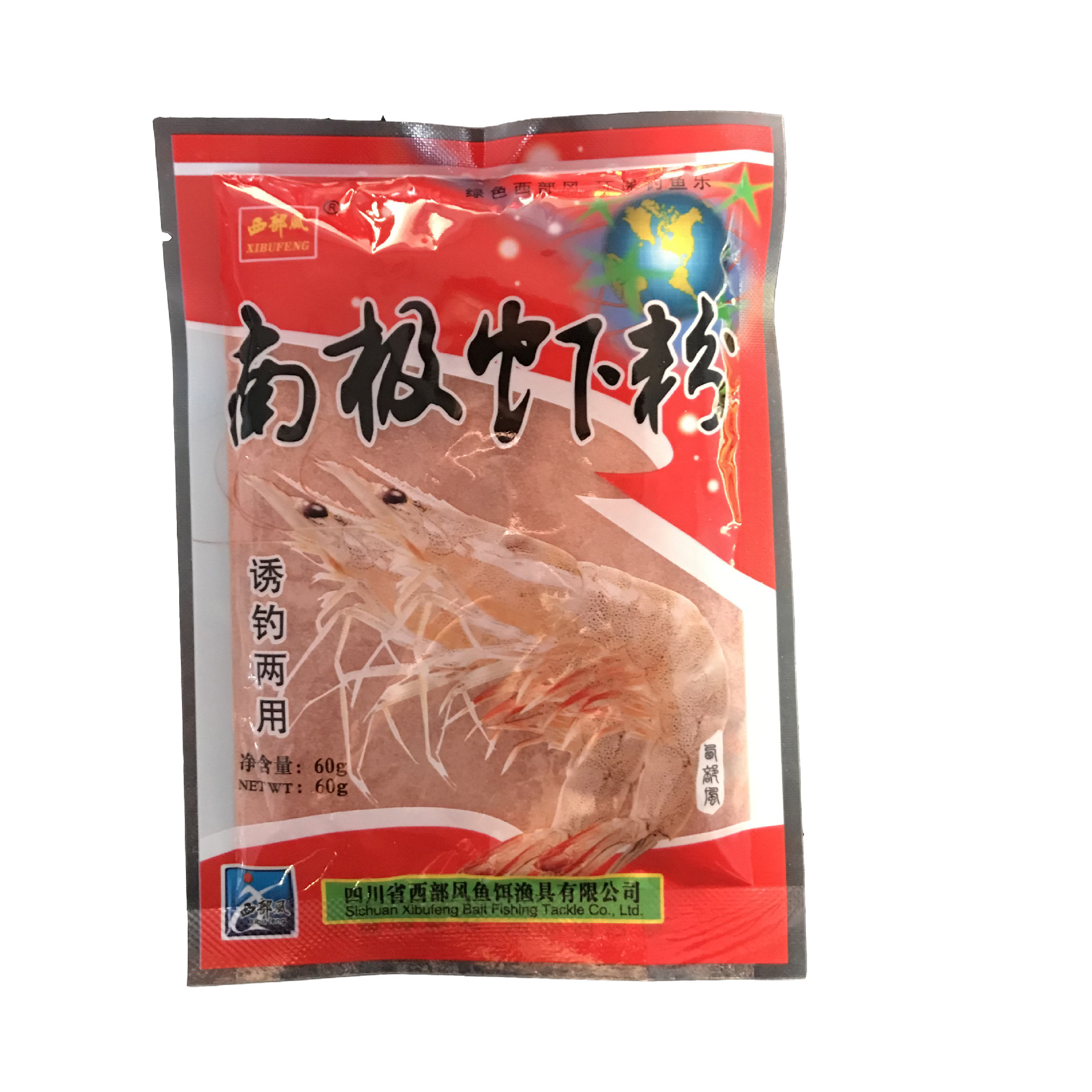 西部风南极虾粉  腥味小药添加剂60g 一件220袋