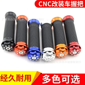 Motosiklet sükan yapışqanı retro orijinal tutacaq CNC modifikasiya hissələri 22mm Universal sükan örtüyü