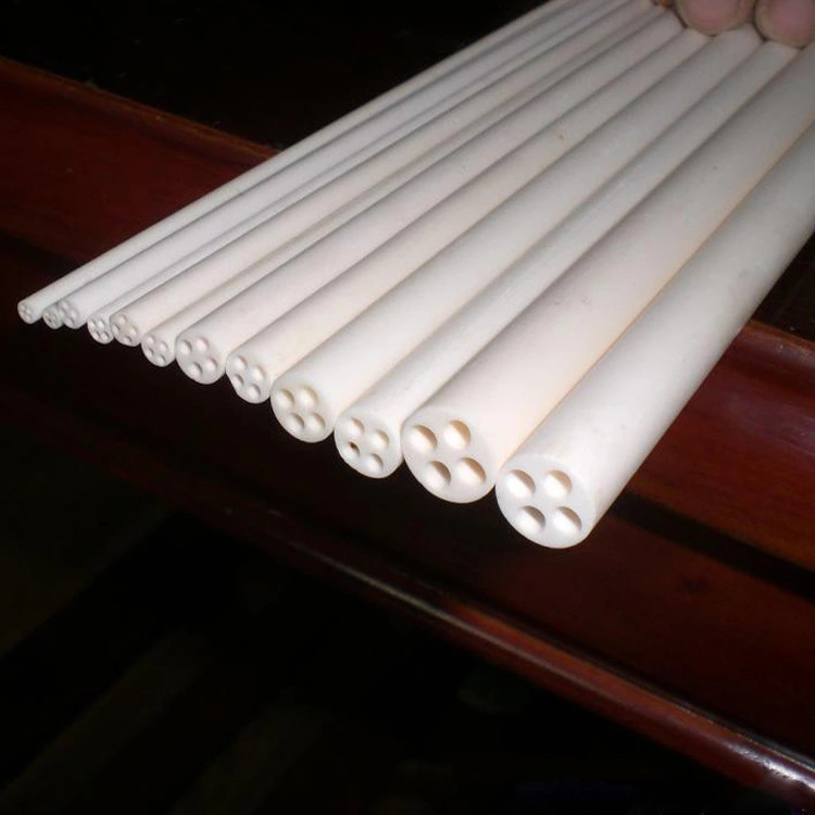 多孔刚玉管棒 多孔陶瓷管 多孔高温管 热电偶陶瓷管 陶瓷探头管
