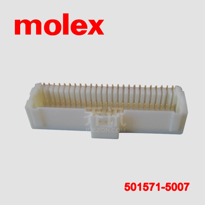 针座 501571-5007 molex连接器 50pin  1.0mm间距 公形引脚