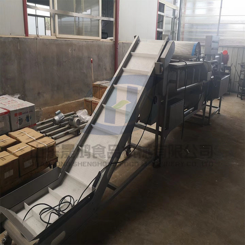 果蔬清洗风干成套设备 厂家蔬菜漂烫风干线 水果吹干设备