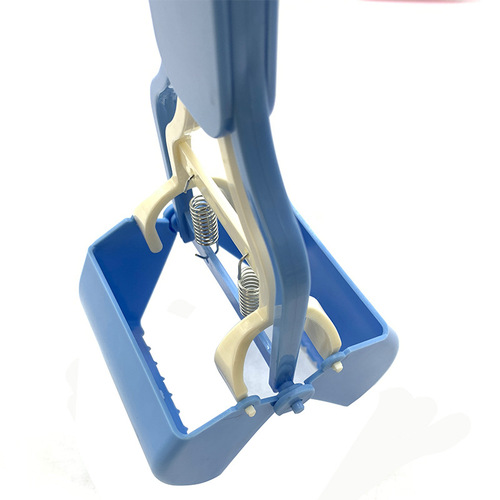 Dog poop pick-up clip, long handle poop clip, dog supplies poop clip, poop scoop poop clip