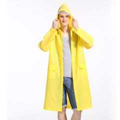 EVA Plastic Raincoat Women Fashion Hiking Long Waterproof Lightweight Adult Rain Jacket Men Large Size Breathable Amazon