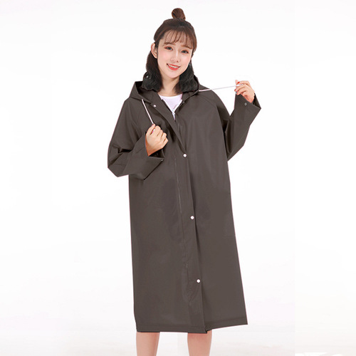 Multi-purpose EVA raincoat electric bike for women single-speed bicycle adult fashion hiking thick student raincoat cycling