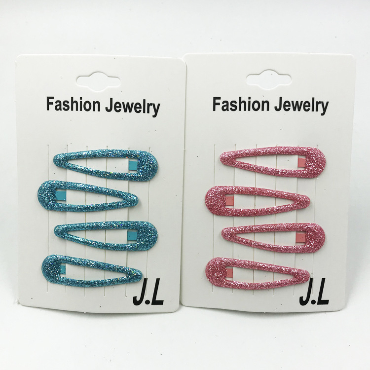 Horquilla con lentejuelas estilo coreano, pinza BB de colores, horquilla linda para bebés y niños, pinza lateral para flequillos femeninos.