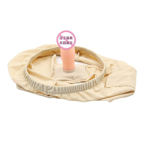 Factory direct sales of adult products leather pants, women's flesh-colored anal plug pants, couple's health products chastity underwear