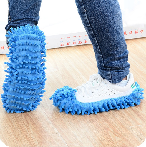 Removable and washable chenille shoe covers floor mopping slippers floor mopping lazy shoe covers floor mopping shoe covers single price