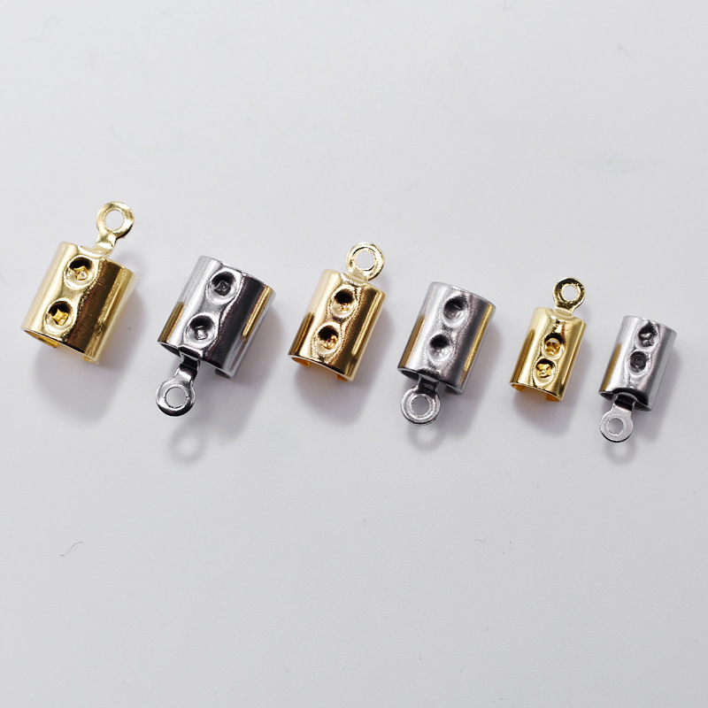 ステンレスロープクリップ円形バンド点鋼クリップ山クリップ手チェーンロープクリップアクセサリーdiyアクセサリー