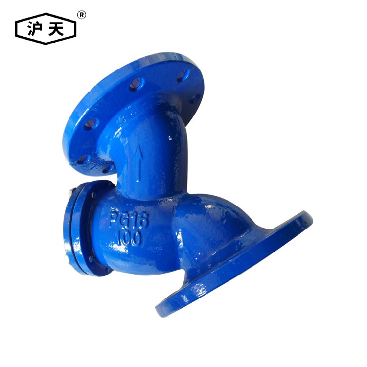 沪天阀门 Y型法兰过滤器GL41H型过滤器DN100 不锈钢网过滤器