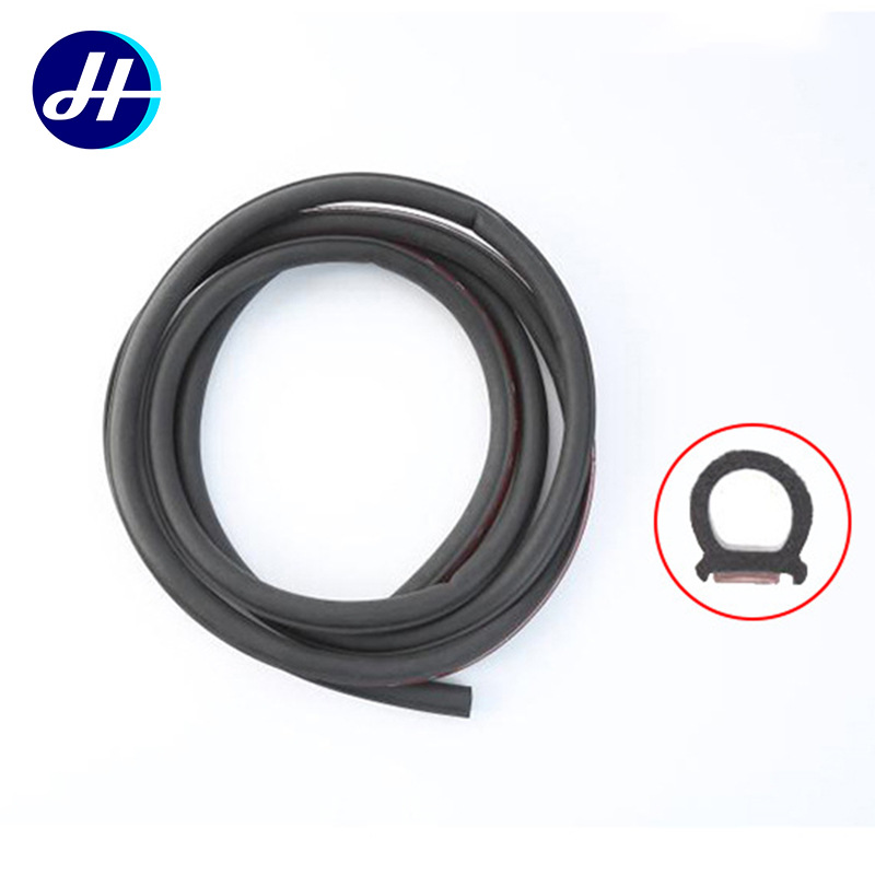 厂家供应大D型汽车密封条小D车门密封条P型Z型隔音改装海绵密封条