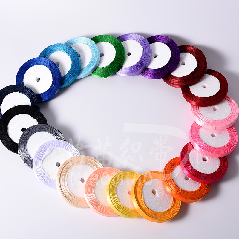 Multicolor Optional Silky Ribbon Polyester Ribbon Factory Direct Exquisite Decorative Strap Gift Decorative Ribbon