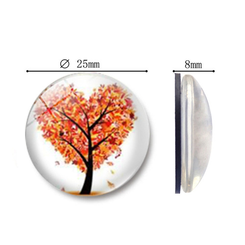 Tree of life crystal glass refrigerator magnet whiteboard sticker home decoration travel souvenir creative magnetic sticker gift