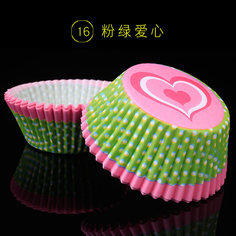 16-Corazón de borde verde