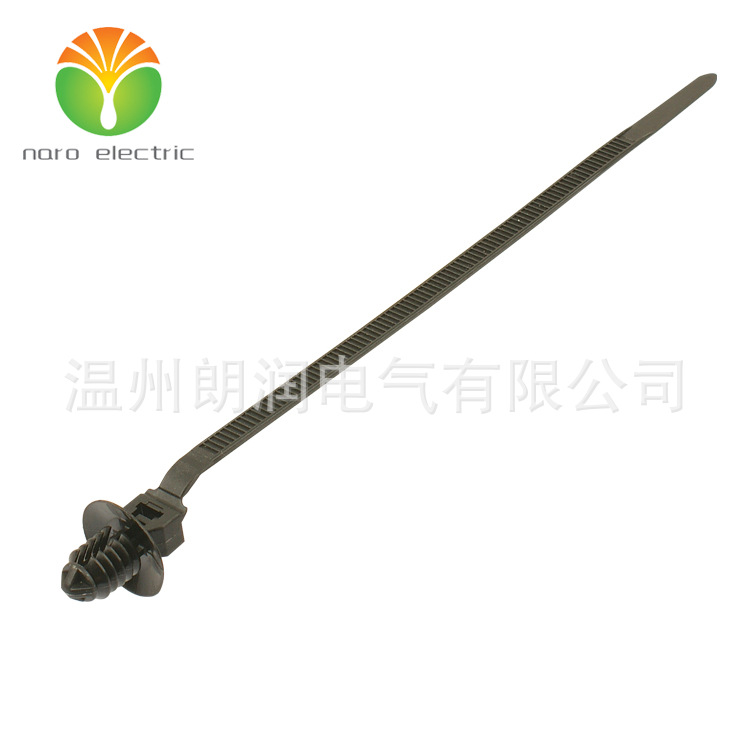 汽车扎带 带杉树头和圆盘的固定扎带 157-00185/T50SOSFT7-E