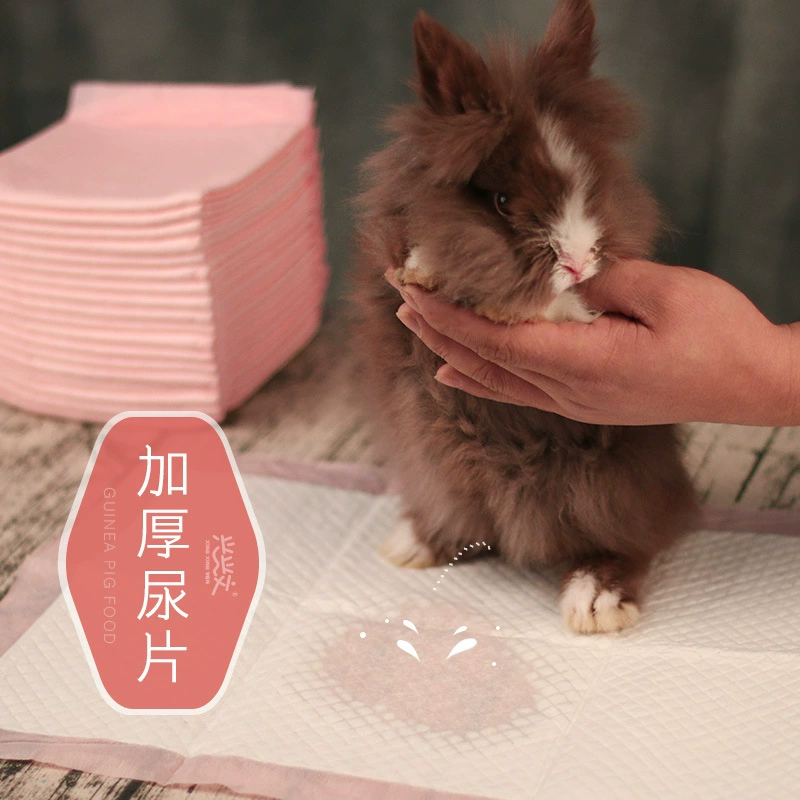 Подгузники для кроликов подгузники для домашних животных утолщенные впитывающие подгузники для мелких домашних животных оптом большого размера 60*45