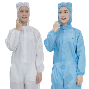 Factory anti-static clothing dust-free electrostatic clothing work clean clothing painting clothing hooded jumpsuit anti-static suit