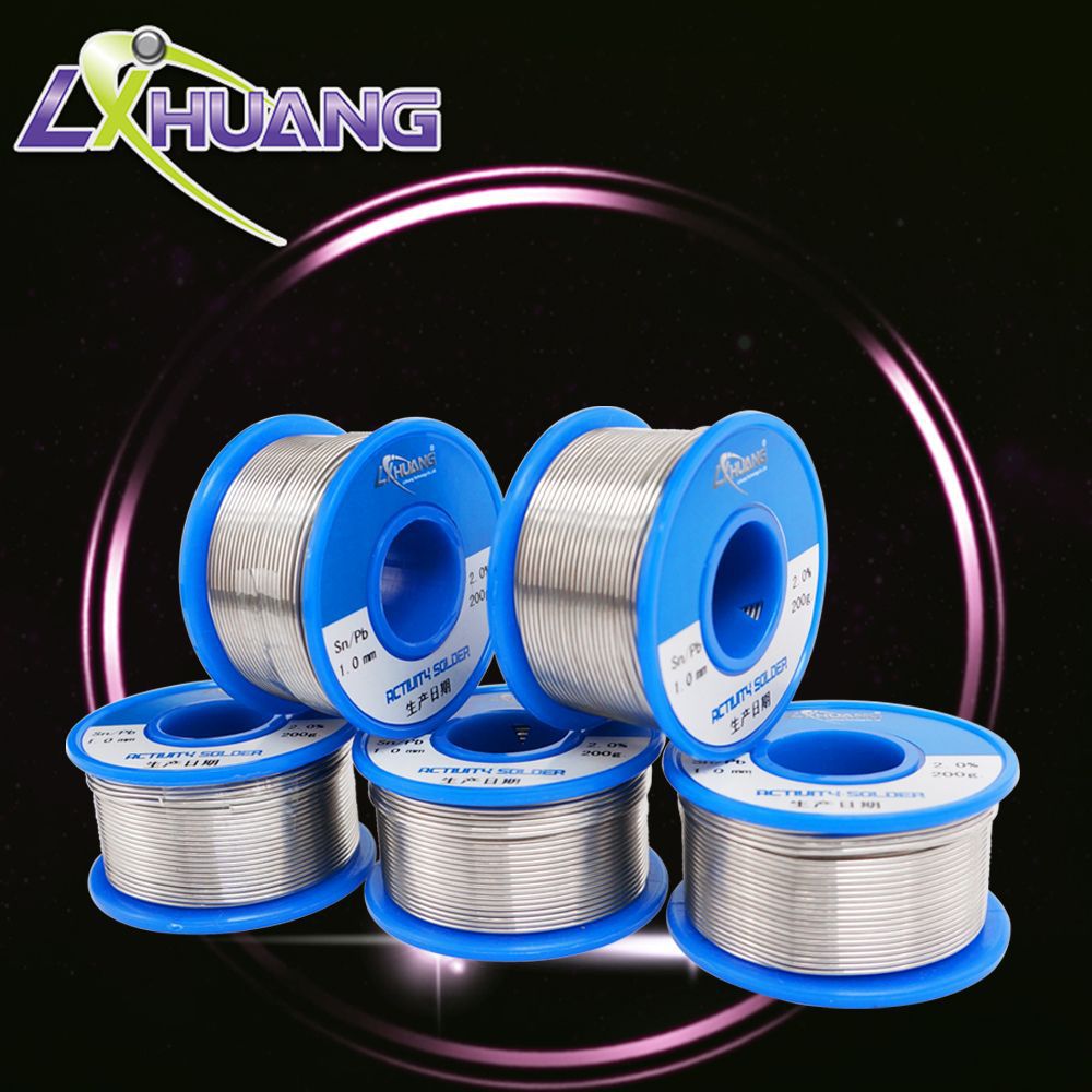 200g净锡丝60/40 有铅低温锡线 实芯药芯含松香免洗含铅焊锡丝