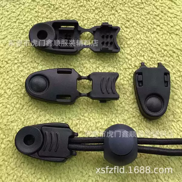Factory spot high quality plastic clip plastic pull tail rope clip webbing conjoined closure buckle luggage plastic pressure buckle