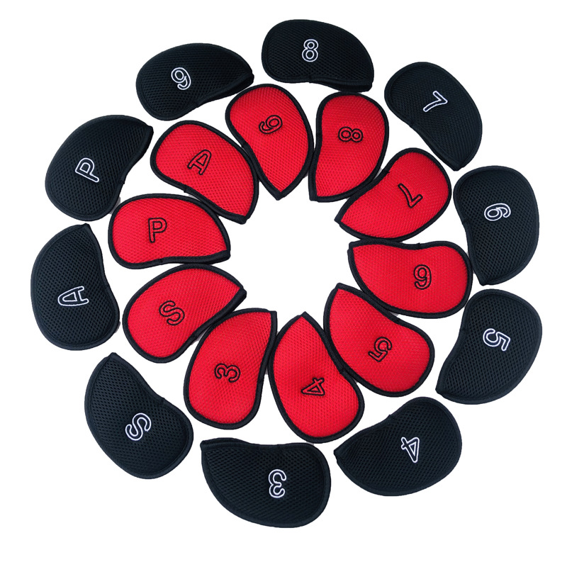 Venta al por mayor de la fábrica cubierta del Club de Golf bordado sándwich de malla de hierro varilla tapa cubierta transfronteriza Venta caliente Amazon Venta caliente