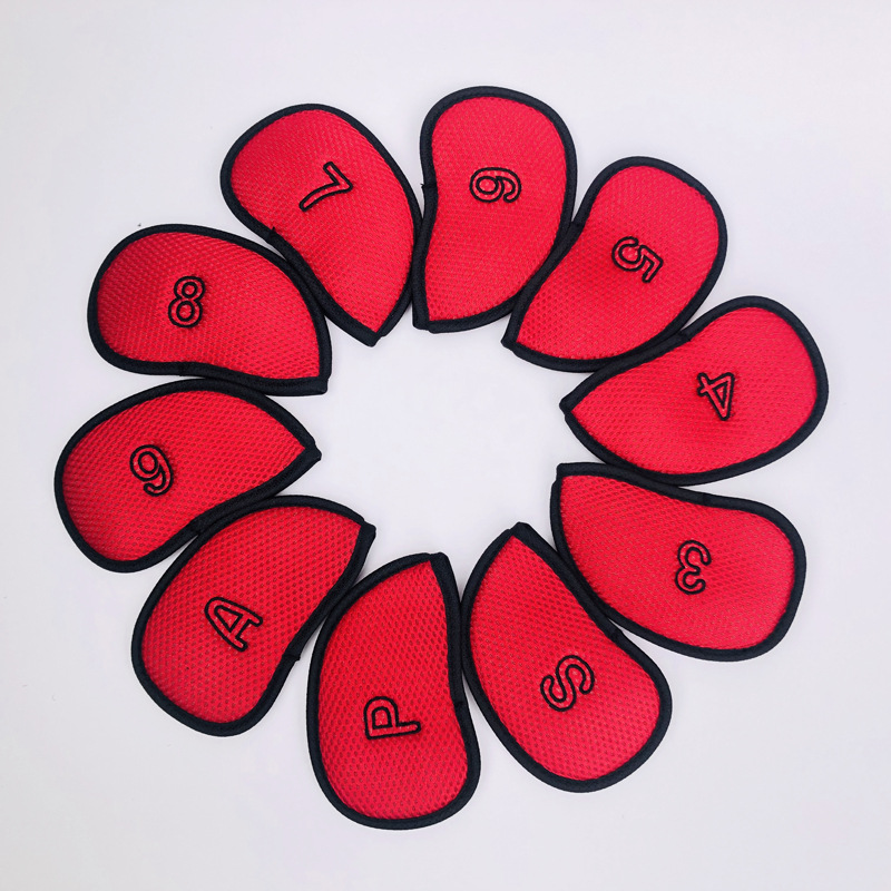 Venta al por mayor de la fábrica cubierta del Club de Golf bordado sándwich de malla de hierro varilla tapa cubierta transfronteriza Venta caliente Amazon Venta caliente