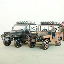 创意手工金属铁艺老爷车模型摆件厂家直发霸气电镀不生锈多款可选