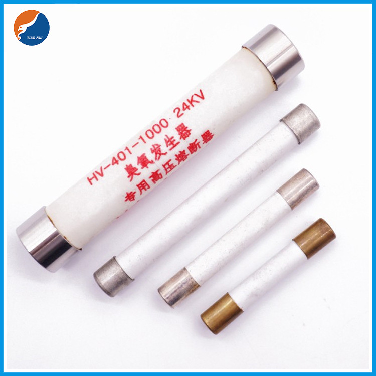 1600kV 120kV 24kV 12kV 1000V 600V充电桩高压圆柱陶瓷保险丝