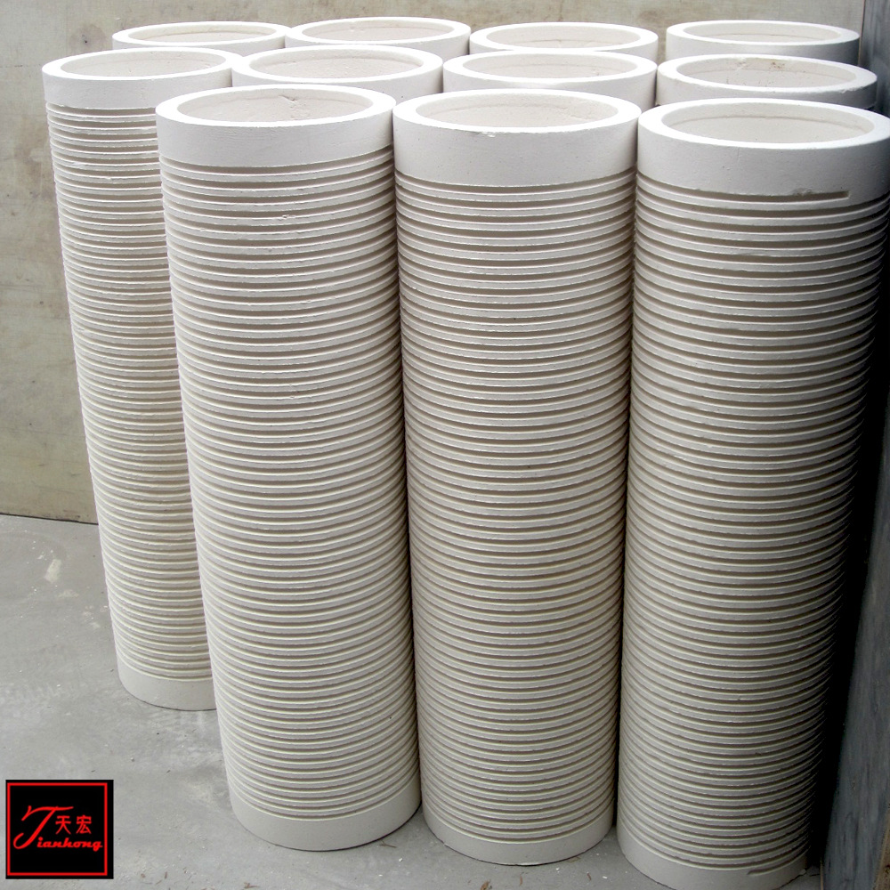 刚玉高铝碳化硅陶瓷螺纹管 电炉外丝管耐火管绕丝管电热丝陶瓷棒