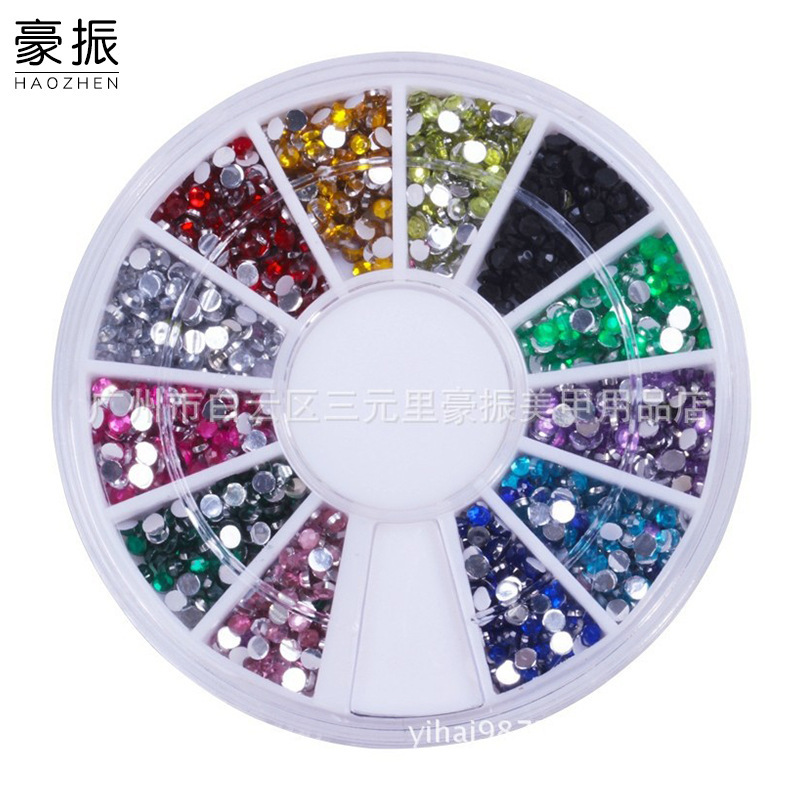 Nail diamond fake nails domestic rhinestones 12 color nail Diamond box nail phone drill beauty drill Nail diamond fake nails domestic rhinestones 12 color nail Diamond box nail phone drill beauty drill