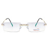 Diamond Frameless Cut Border Glasses Frame 100-400 degrees Iopathy Glasses Men's Women Glasses Shelf wholesale yk506