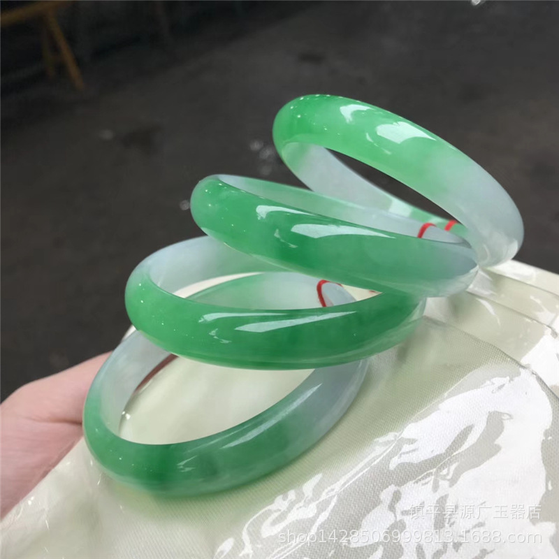直播开店货源翡翠b货手镯紫罗兰手时尚女款翡翠玉镯送礼自戴批发
