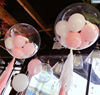 Brand transparent small balloon, evening dress, layout, decorations, internet celebrity