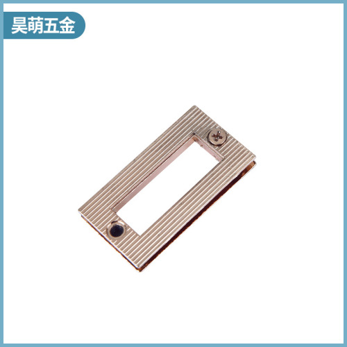 Manufacturer wholesale zinc alloy bags, women's bag hardware accessories, bamboo knots, twist locks