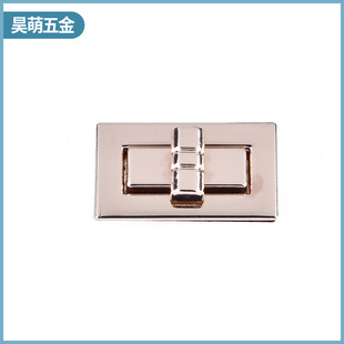 Factory in stock wholesale zinc alloy bags women's bags hardware accessories bamboo twist lock
