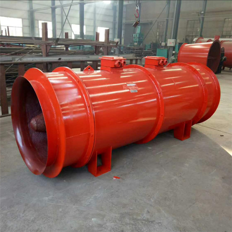 对旋轴流风机 矿用隔爆型压入式轴流局部通风机 防爆矿用通风机