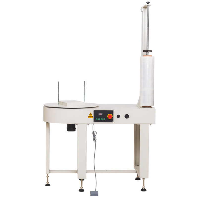 Dingye DBC800 máquina de enrollamiento semiautomático logística de comercio electrónico máquina de enrollamiento de película máquina de envasado de película