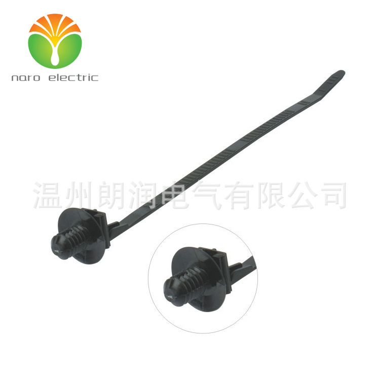 汽车扎带  带杉树头和圆盘的一体式固定扎带 3203505D9-L