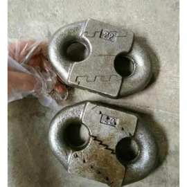 提升机双孔连接环 锯齿环 链钩 单孔连接环 出渣机连接环