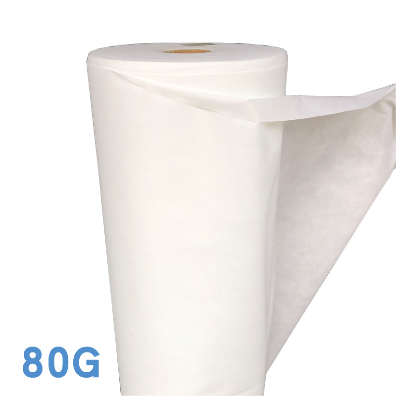 厂家直销聚丙烯材质白色80克无纺布 160CM*300米/卷80克无纺布