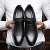 Men's big extra large classic suit jacket for leather shoes pointy toe, trend of season, plus size