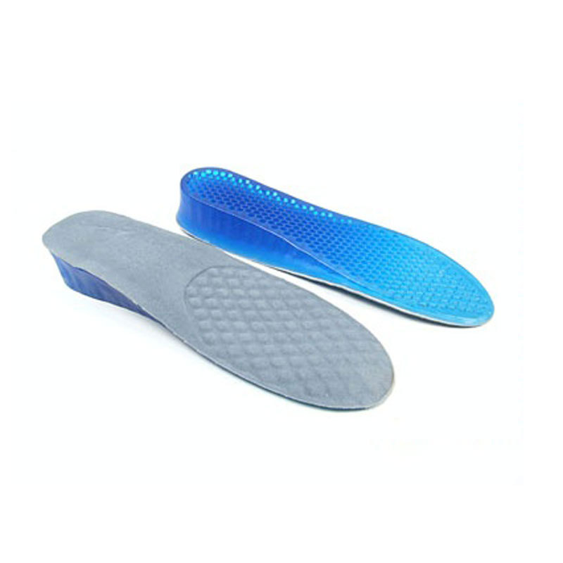 Suministro suave y cómodo GEL zapatos de aumento de altura plantilla al por mayor durable antideslizante de silicona elástica aumento de altura almohadilla completa