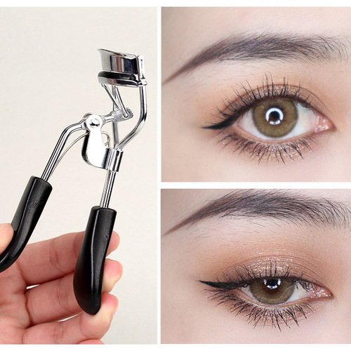 GECOMO eyelash curler long-lasting curler styling beginner stainless steel mini portable makeup tool