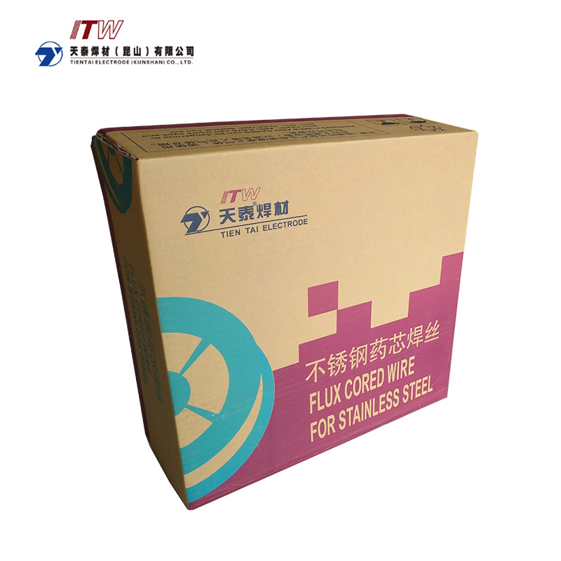 批发昆山天泰TFW-308L不锈钢药芯焊丝E308LT1-1/1.2/1.6mm一件代