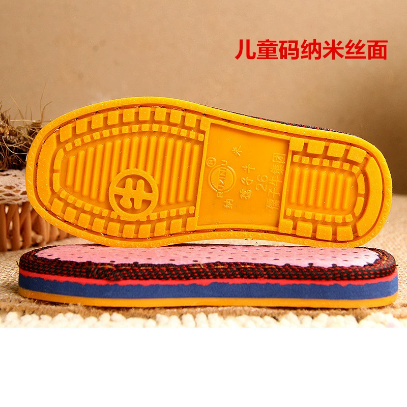 Прямая поставка с фабрики Ruziniu, зимняя Нескользящая ручная износостойкая шелковая поверхность, подошва из говяжьего сухожилия, детская нано-шелковая поверхность, твердая