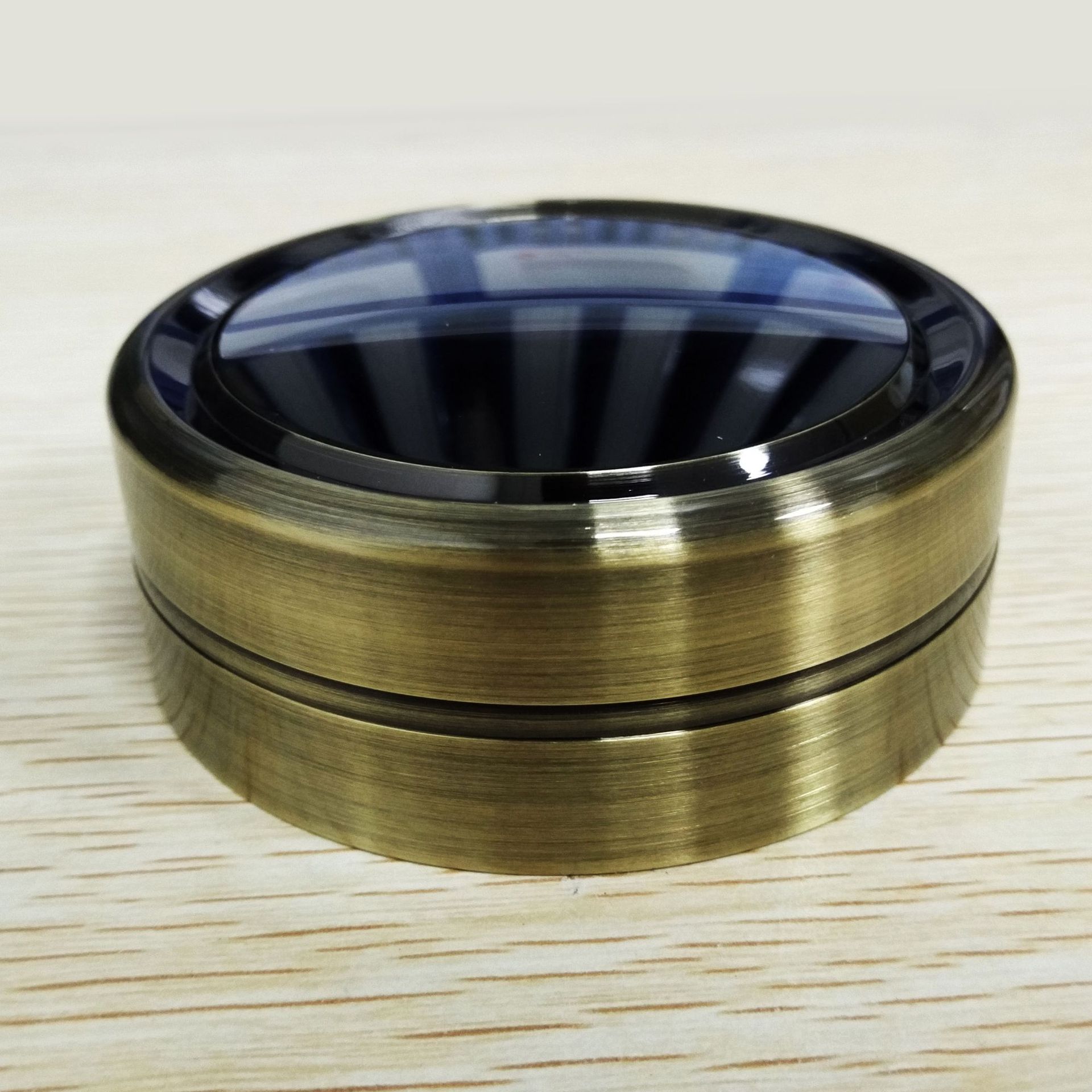 复古新款锌合金薄壁精密金属外盖配件铸造玻璃杯杯盖厂仿古铜东莞