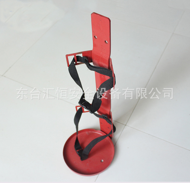 加厚款手提式干粉灭火器固定支架单挂架不锈钢支架铁质灭火器支架