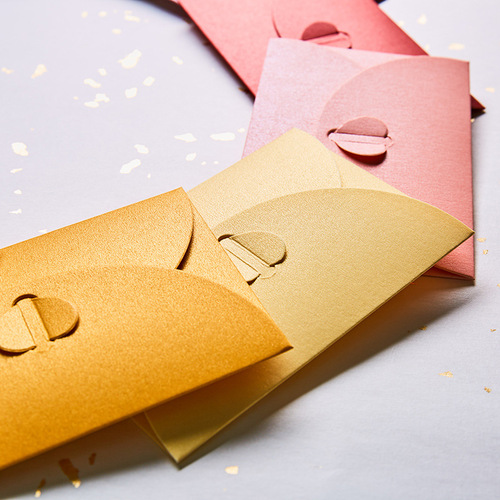 Pearlescent paper membership card envelope color MINI mini envelope DIY small envelope card issue
